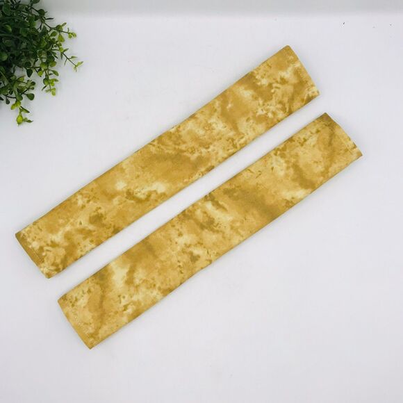 Set of 2 Refrigerator Handle Covers, Reversible, Neutral Tans Beige 14x5 - Picture 6 of 6